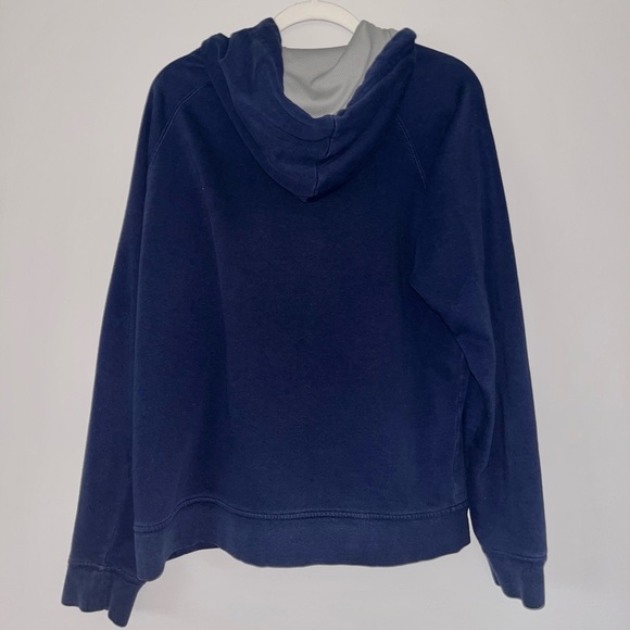 Majestic Men’s Medium New England Patriots Football Navy Blue Hoodie - Picture 5 of 5